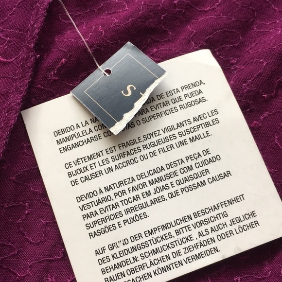 Jones New York Purple Sequined Open Front Cardigan Blouse Small - Picture 7 of 8